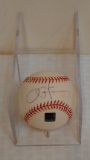 Joe Peppitone Autographed Signed Rawlings Baseball ROMLB Topps Reserve COA Case Yankees