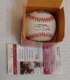 Jim Palmer Autographed Signed Rawlings Baseball Orioles HOF Logo Ball Inscription JSA COA