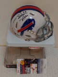 LeSean McCoy Autographed Signed Riddell NFL Football Mini Helmet Bills JSA COA