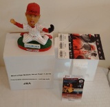 Brad Lidge Autographed Signed SGA Bobblehead MIB JSA COA 2018 Lancaster Barnstormers Minors Stub