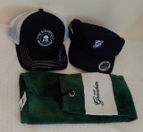 Greenbrier Resort Hotel Golf Hat Cap Towel Lot Set Brand New