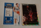 2014-15 NBA Hoops Insert Card Checkered Khris Middleton Bucks LeBron 2020-21 Luka Doncic Contenders