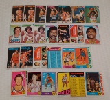 Vintage 1970s Topps NBA Basketball Card Lot Stars Checklist