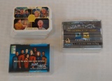 3 Different Star Trek Complete Card Set Lot Non Sport DieCut Next Gen Generation Reflections Future