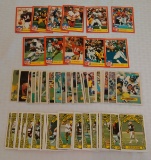Vintage 1980s Topps Glossy NFL Football Star Card Set Lot Complete 1,000 Yard Stickers Elway Marino