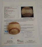 Bill McKechnie Satchel Paige +4 Autographed Multi Signed 1948 Indians Vintage Baseball Full JSA 1/1