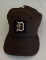 Vintage 1950s MLB Baseball Official Hat Cap Detroit Tigers Team Issue? Game Used? MLB Worn Shape