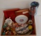 Vintage Sports Collectibles Memorabilia Box Lot #10 1940s 1950s 1960s Scrapbook DiMaggio Toys HOF