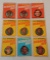 9 Vintage 1970 Topps Baseball Scratch Off Insert Card Lot Perez Allen