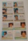 Vintage 1960s Post Cereal Baseball Card Lot Uncut In Tact Panels 1963 Lenny Green SP