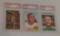 3 Vintage PSA GRADED Baseball Card Lot 1957 Temple 1964 Coker 1968 Joe Morgan HOF