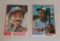2 Sign-ed Auto Vintage Topps 1978 & 1982 Baseball Card Pair Rev Pat Kelly Orioles Lot