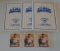 3 Vintage 1991 MDA Baseball Card Complete Sealed Set Lot w/ Albums All Stars