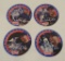 2001 Skippy Peanut Butter Oddball 4 Card Complete Disc Set Derek Jeter Yankees HOF MLB Baseball Nice
