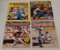4 Complete Set Topps Baseball Stickers w/ Albums 1981 1982 1983 1984 Stars HOFers