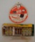 Quik-Chek Trouble Finder Selectron Advertising Wheel & Cable Car Matches NOS Box