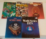 5 Different Vintage Baseball World Series Program Lot 1975 1976 1977 1978 1979 Full Run MLB Yankees