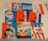 10 Different Vintage Yearbook Magazine Lot Yankees Cut Out Inside Some Nice 1950s 1960s Mantle Maris