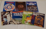 7 Vintage NY Yankees Yearbook Lot 1970s Reggie Jackson Billy Martin w/ Cards Inserts Record