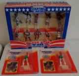 Vintage 1992 Kenner Starting Lineup NBA Dream Team Set Box Jordan Magic Malone & 1991 Larry Bird MOC