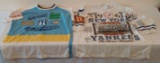 2Vintage 1990s Baseball Shirt Lot Long Gone NY Yankees Shirt Lot 1961 Mantle Maris XL New NWT L/S