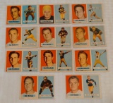 11 Different Vintage 1957 Topps NFL Football Steelers Card Lot Team Set Solid Conditions