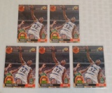 5 Shaq Shaquille O'Neal Rookie Card Lot RC 1992-93 Upper Deck All Division NBA Basketball