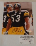 Clark Haggans Autographed Signed 8x10 Photo Steelers Show COA ST