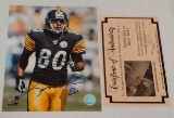 Cedric Wilson Autographed Signed 8x10 Photo Steelers Show COA ST