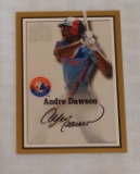 2000 Fleer Greats Of The Game Autographed Card Signed MLB Baseball Insert Andre Dawson Expos HOF