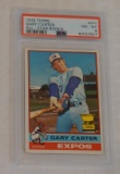 Vintage 1976 Topps Baseball Card #441 Gary Carter Expos 2nd Year Rookie Cup Trophy PSA GRADED 8 HOF