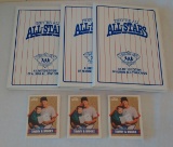 3 Vintage 1991 MDA Baseball Card Complete Sealed Set Lot w/ Albums All Stars