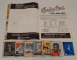 Auto Sign-ed Baseball On Card Lot Program Pat Kelly Ray Miller Skaggs Doerr Minoso Griffey Jr NHL