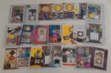 22 MLB Baseball Insert Card Lot Relic Game Used Medallion Freeman Utley Torre Howard Seager