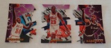 Triumverate Die Cut 1997-98 TSC NBA Basketball Members Only Insert 3 Card Lot Jordan Hardaway