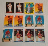 12 Chipper Jones MLB Baseball Rookie Card Lot RC Braves HOF 1991 Topps