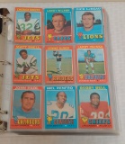 Vintage 1971 Topps NFL Football Card Album 432 Cards Stars Starter Set