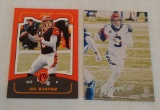 2 Joe Burrow Rookie Card Lot RC Bengals 2020 Panini Chronicles Classics Luminance LSU NFL Football