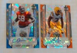 2021 Leaf Metal Draft NFL Football Rookie Card Autographed Insert Lot Stevens 1/7 Barmore 17/25 Ice