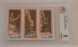 Vintage 1980-81 Topps NBA Basketball Full Panel Kareem Abdul Jabbar Beckett GRADED 6 EX-MT