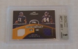 2002 Playoff Prestige Connections Jersey Insert Vikings Culpepper Moss 66/500 BGS GRADED 9 MINT