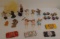 Vintage Toy Lot Angels Band Barclay Lead Soldier Anvil 1950s Metal Cars Fire Ambulance Taxi Police