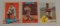 3 Vintage 1960s Fleer Baseball Star Card Lot Lou Gehrig Honus Wagner Ruben Amaro