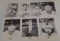 7 Vintage 1950s MLB Baseball 8x10 Team Issue Premium Bill Jacobellis Photo Lot NY Giants Willie Mays