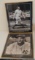 2 Vintage 1990 Framed Poster Pair Yankees HOF Babe Ruth Lou Gehrig Conlon Collection Style 16x20