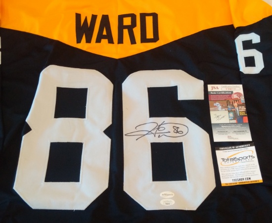 Hines Ward Autographed Signed Custom Stitched Jersey NFL Football Steelers JSA COA HOF XL