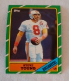 Key Vintage 1986 Topps NFL Football #374 Steve Young Rookie Card RC HOF Nice Overall Condition