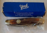 Vintage 1985 Boy Scouts BSA 75th Anniversary Pocket Knife York PowerHouse Box Rare 3 Blade Camillus