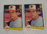 (2) Key Vintage 1982 Donruss Baseball #405 Cal Ripken Jr Rookie Card RC Orioles HOF Pack Fresh NRMT