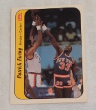Key Vintage 1986-87 Fleer NBA Basketball Sticker Insert Rookie Card RC Patrick Ewing Knicks HOF